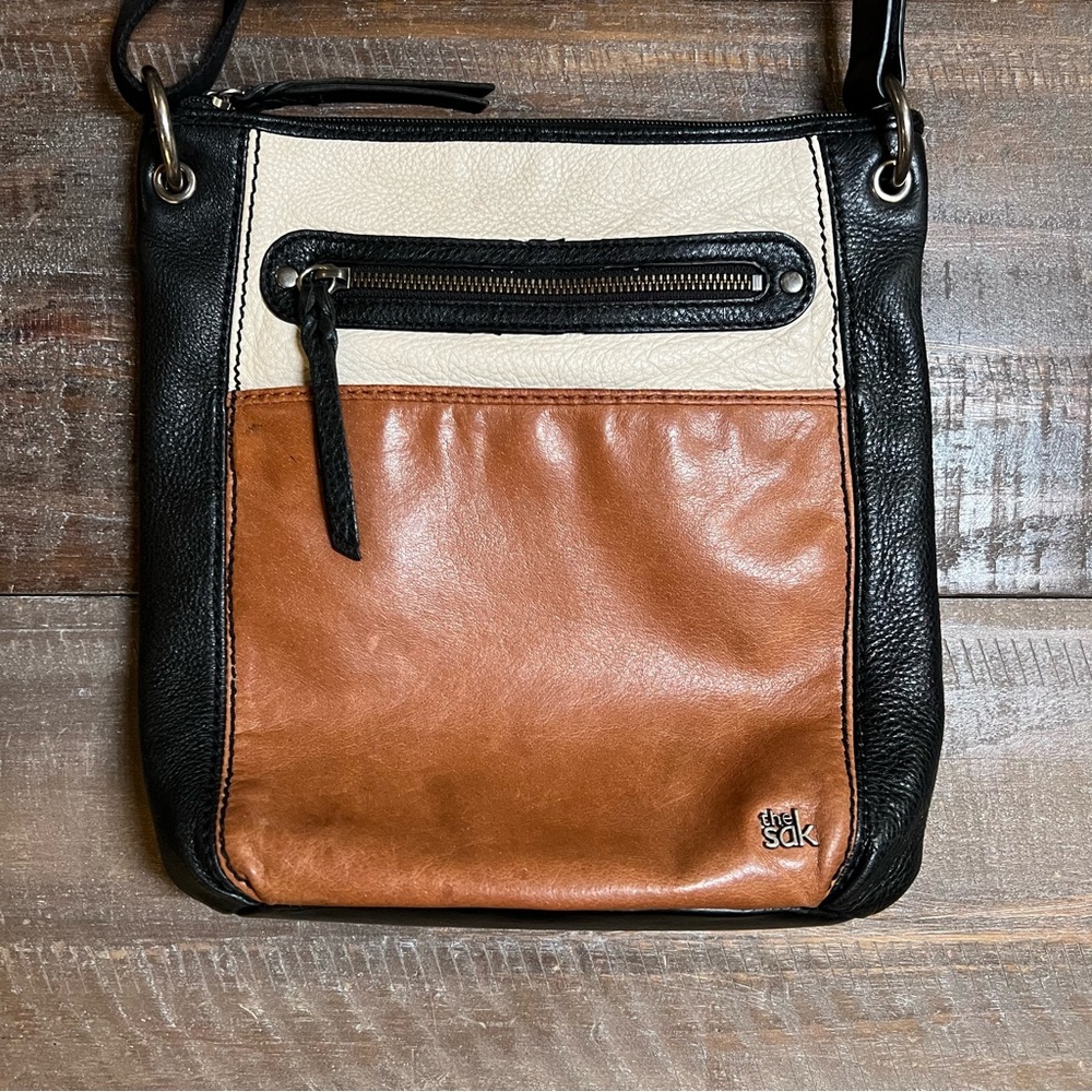 The Sak Laurel Leather Tri-Color Crossbody Bag – Boho Classic